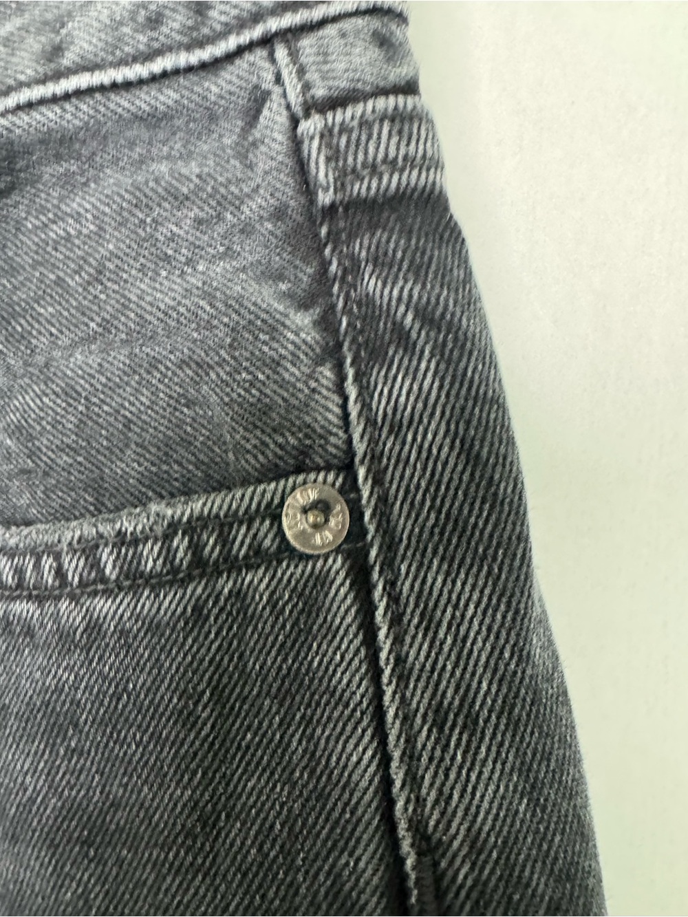 AGOLDE Black 90s Crop Loose Fit Jeans size 30 - Picture 4 of 8